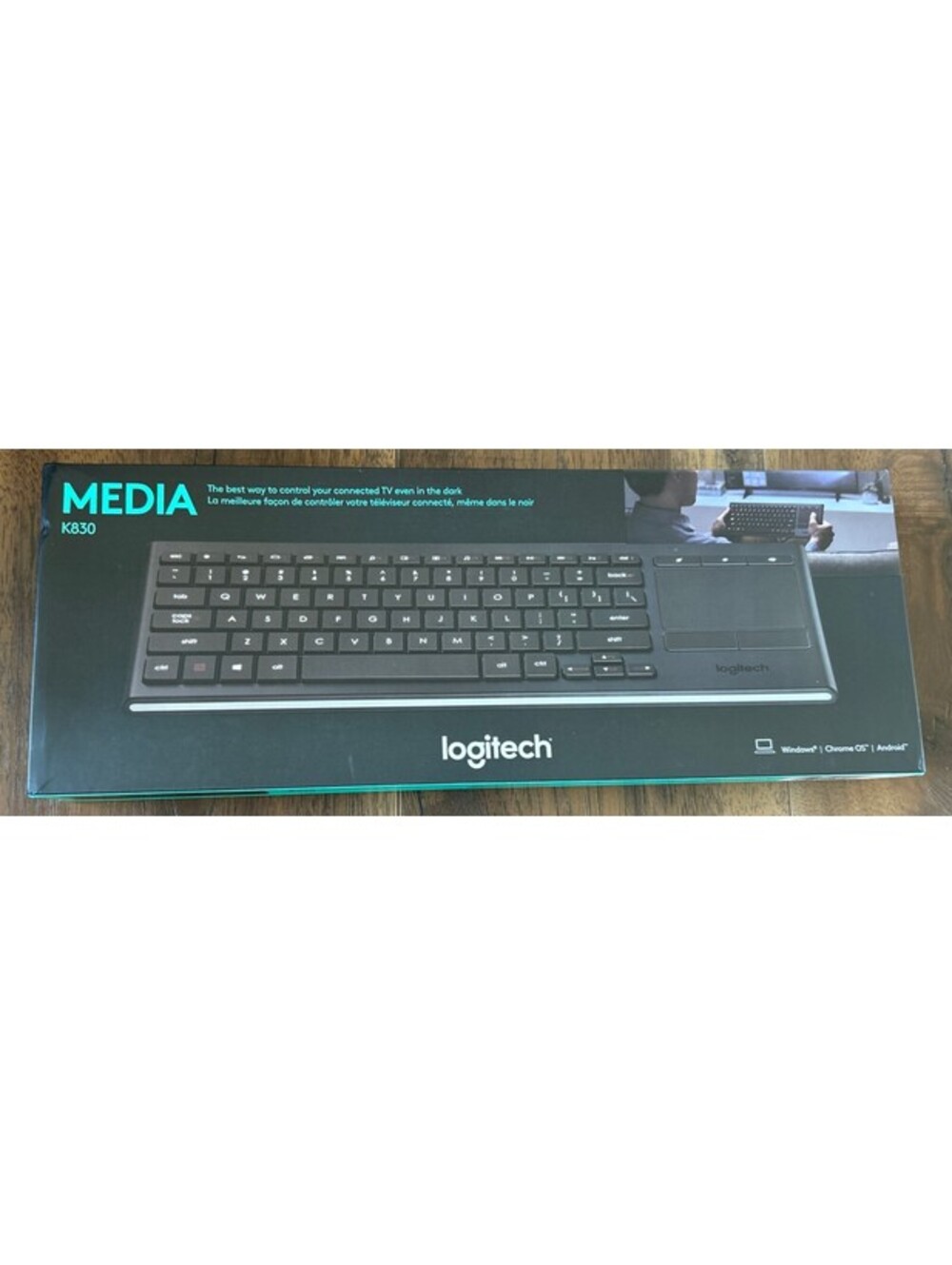 Logitech K830 Illuminated Keyboard with Touchpad - Brand New SEALED 920-007182